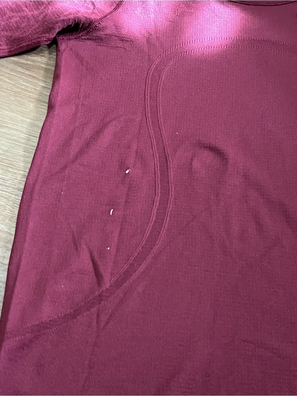 Lululemon Swiftly Tech Long Sleeve | Size 8 | Red Floral | Thumbholes - Picture 11 of 11